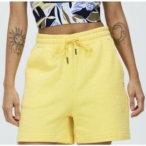 Sweaty Betty London Essentials Shorts Yellow Athletic Women's Long Line S $58‎